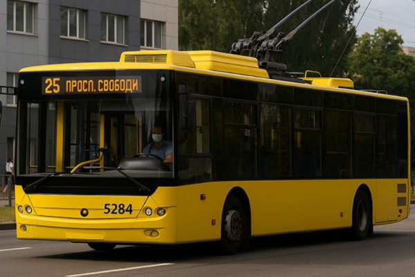 25 троллейбус Киев