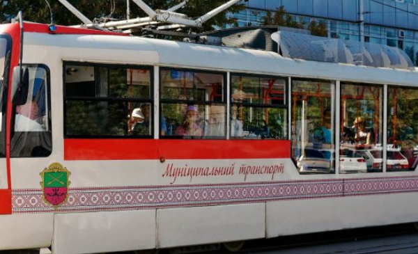 3 трамвай Запорожье